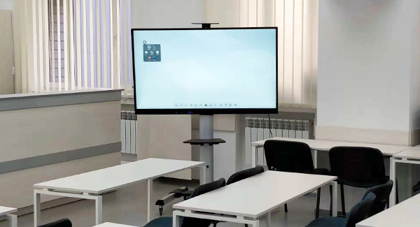 84＂ touch interactive whiteboard for University Library